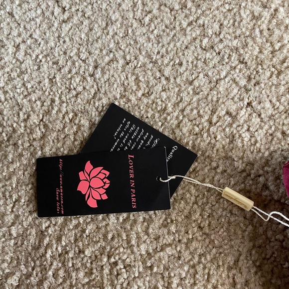 NWT Lover in Paris Satin Jumpsuit Detachable Waist Cape Pants Dress burgundy - Picture 7 of 8